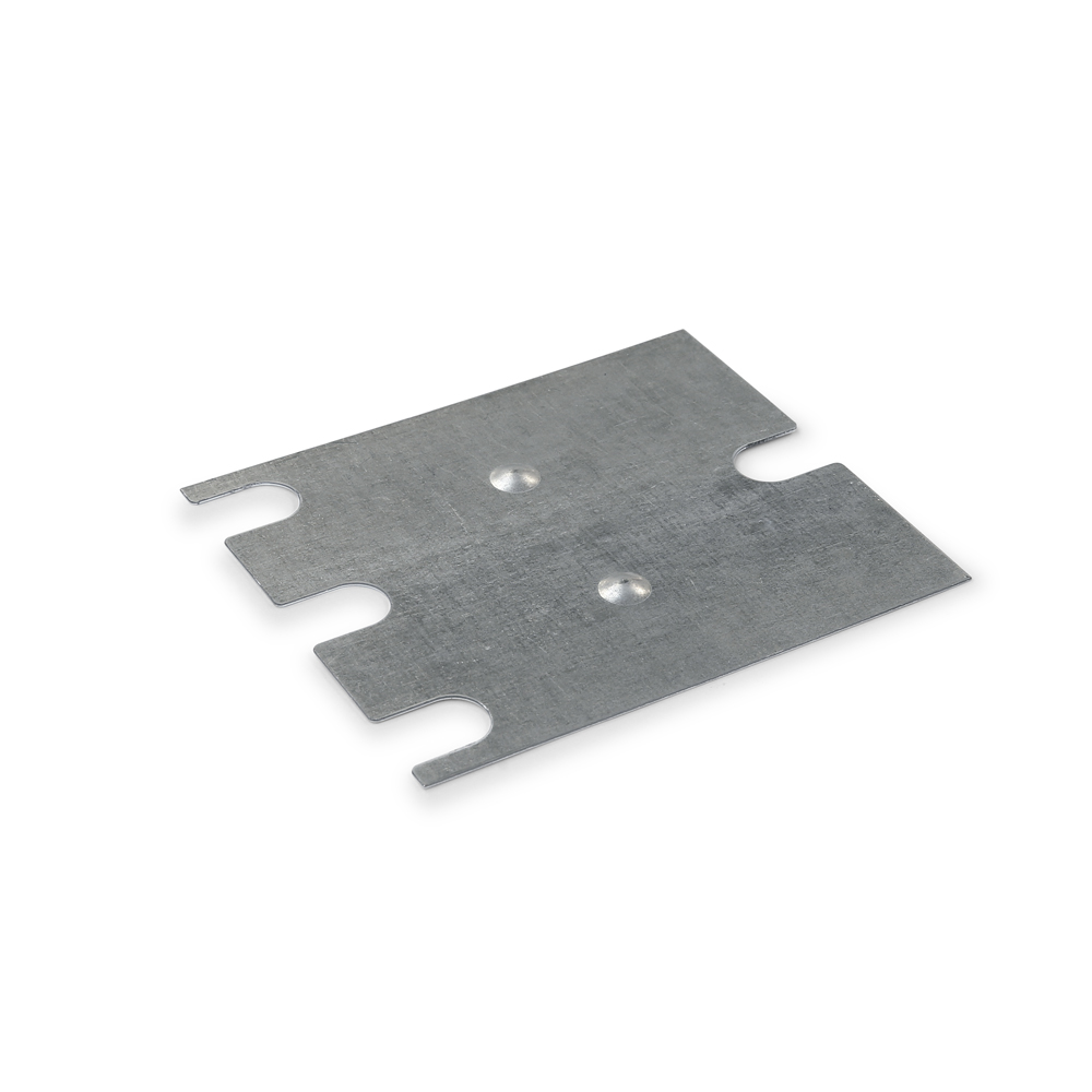 ARTUS-Unterlegblech für Fussplatten 140x120 - 1 mm sendzimierverzinkt