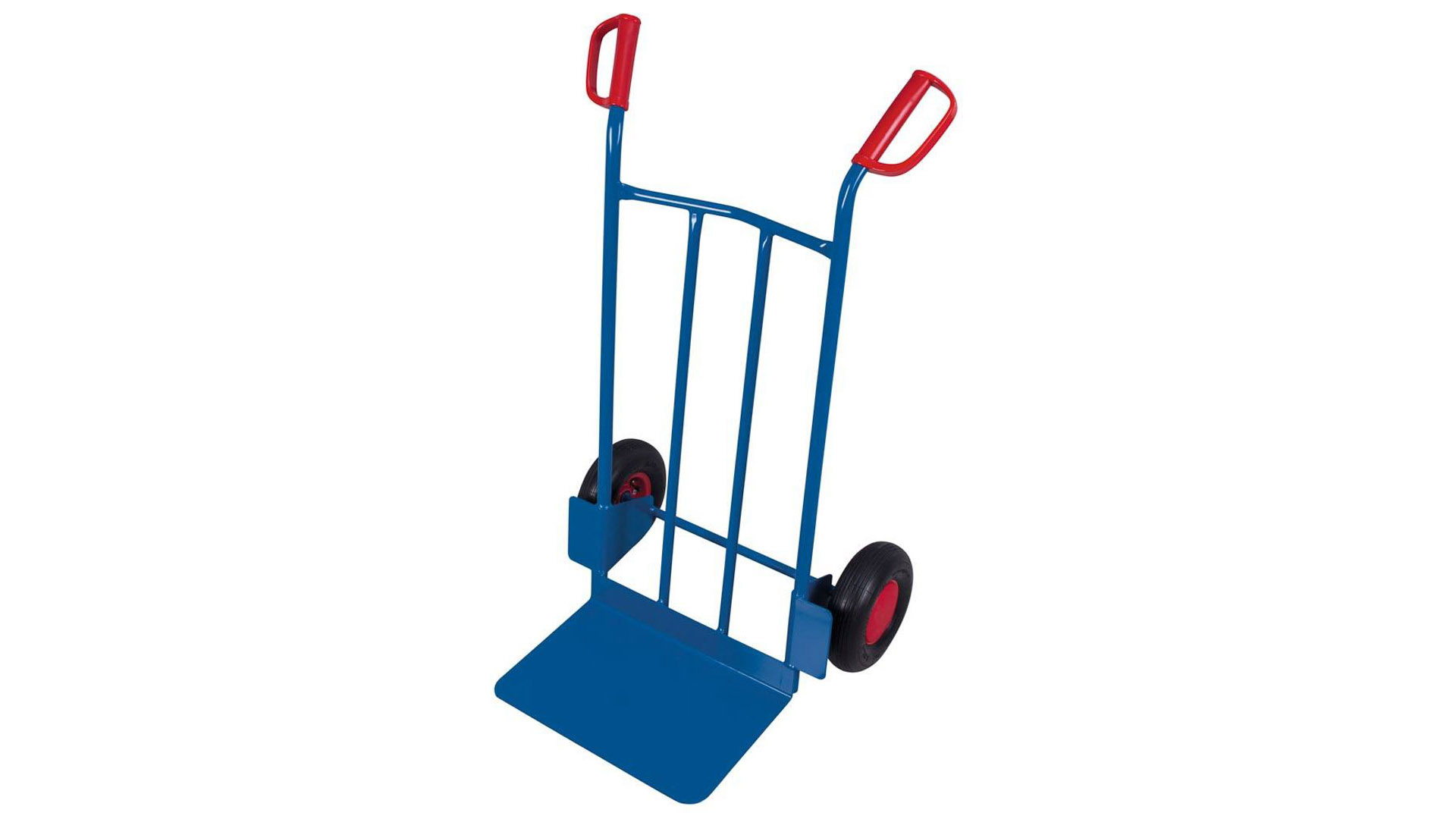 Sackkarre, Stahlrohrkarre - 250 kg Traglast - Schaufelmaß: 480 x 300 mm - Luftbereifung