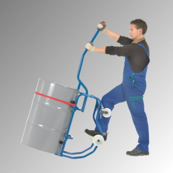 Fetra - Fasskipper für 200 l Fässer - Tragkraft 250 kg - fahrbar - Hebelstange