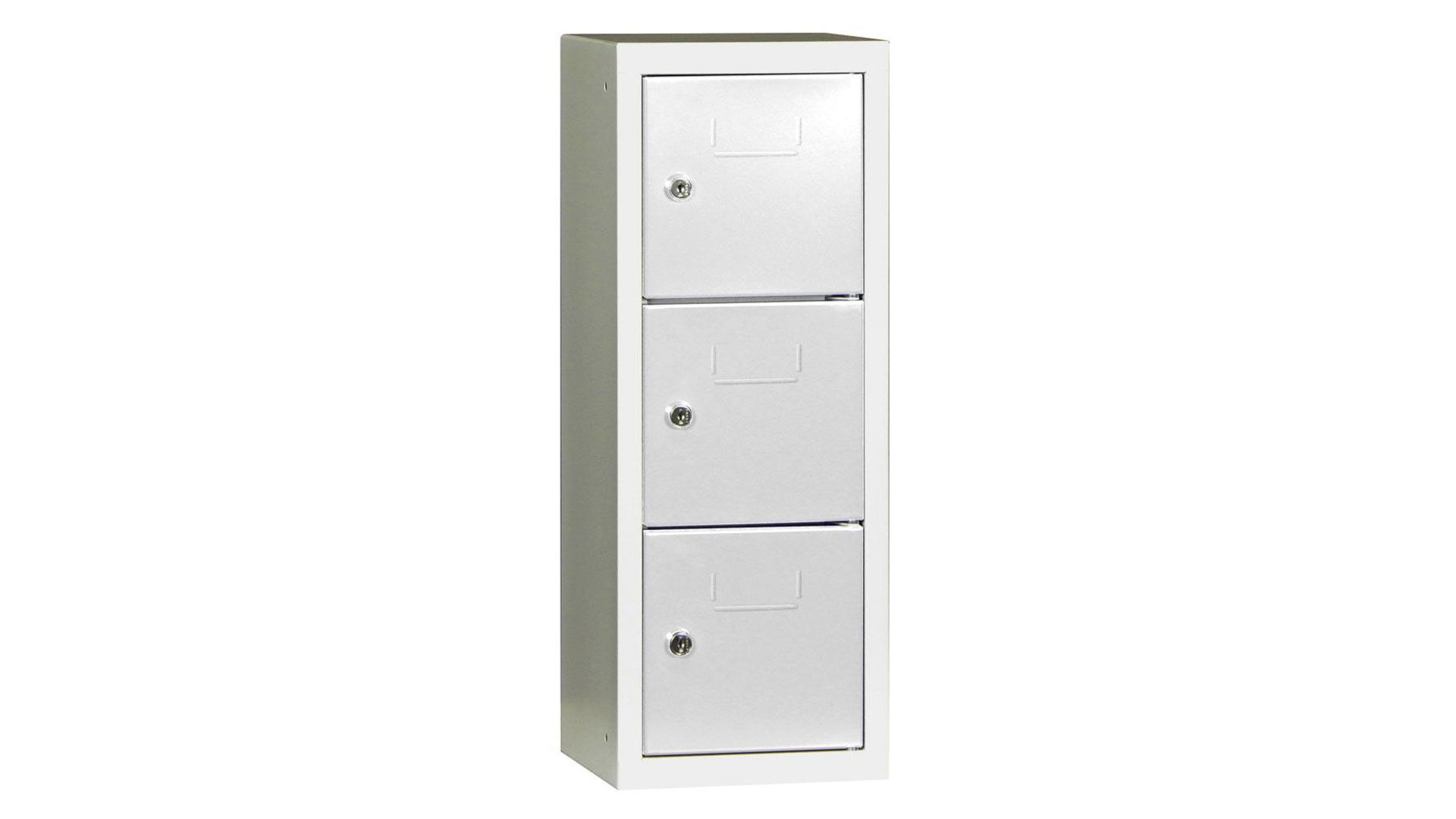 Schließfachschrank, Breite 22,5 cm, Höhe 59,8 cm, Tiefe 20 cm, 3 Fächer