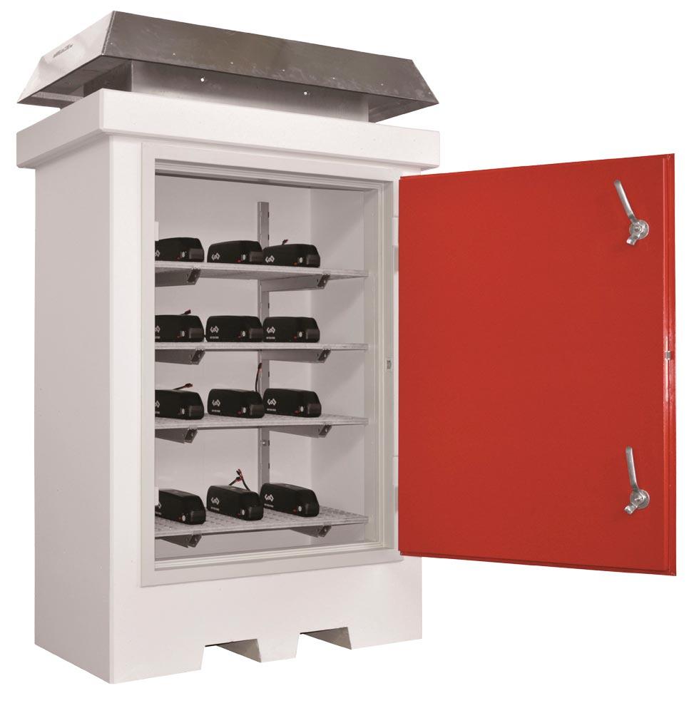 Betonschrank, Batterie-Stahlbeton-Schrank, F90