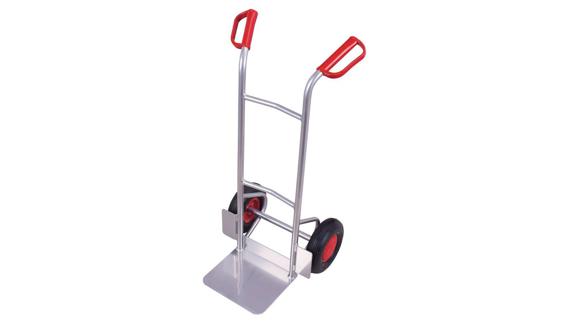 Sackkarre, Alukarre - 200 kg Traglast - Schaufelmaß: 320 x 250 mm - Luftbereifung