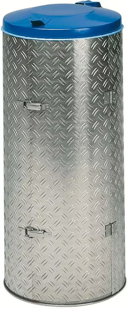 Abfalleimer aus Edelstahl u. Alu