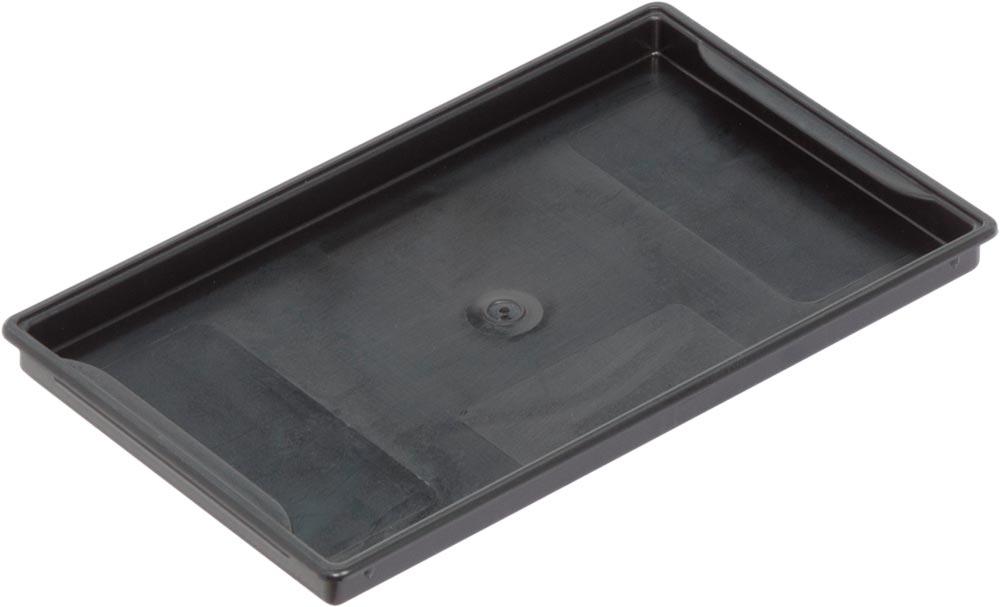 Auflagedeckel für ESD-Einsatzkasten LxBxH 179x112x55 mm, Farbe schwarz