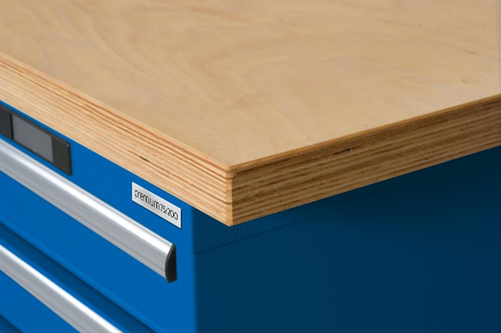 Multiplexplatte, LxT 3000x750 mm, Stärke 40 mm