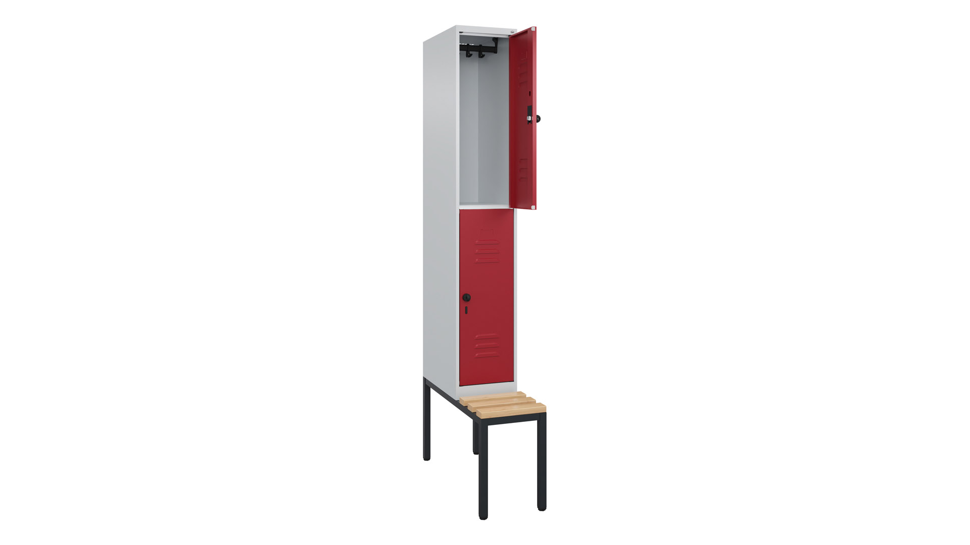 Fächerschrank, Breite 30 cm, Höhe 212 cm, Tiefe 50 cm,  Fächer