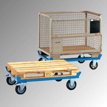 Fetra Palettenfahrgestell - Tragkraft 1.050 kg - 329 x 855 x 1.255 mm (HxBxT) - Polyamid Rollen