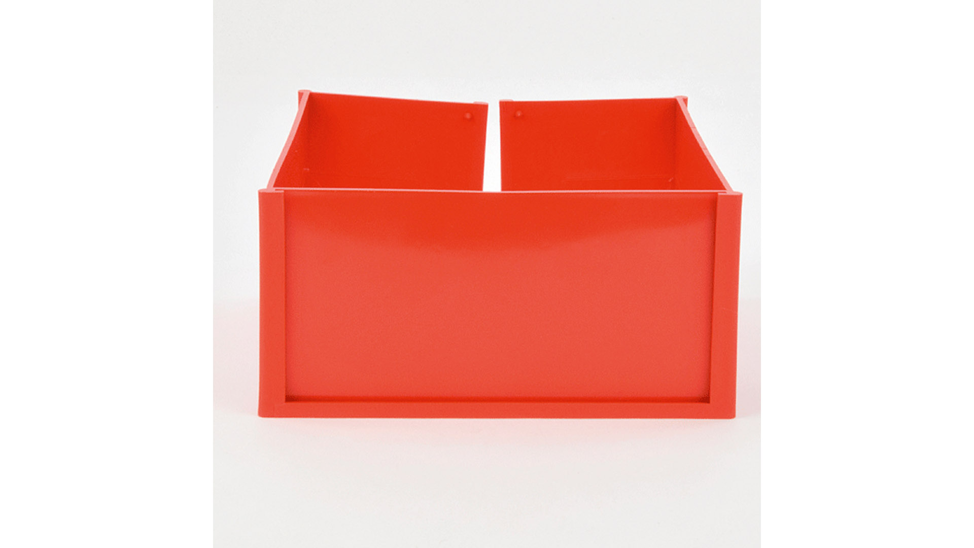 Paletten-ID-Spange, rot, für den Mittelfuß der Palettenbreitseiteseite, BxTxH 111x154x73 mm, VE 25 Stück