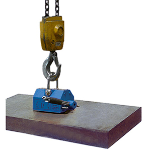 Permanent-Lasthebemagnet, Traglast Flachmaterial max. 300 kg, Traglast Rundmaterial max. 180 kg