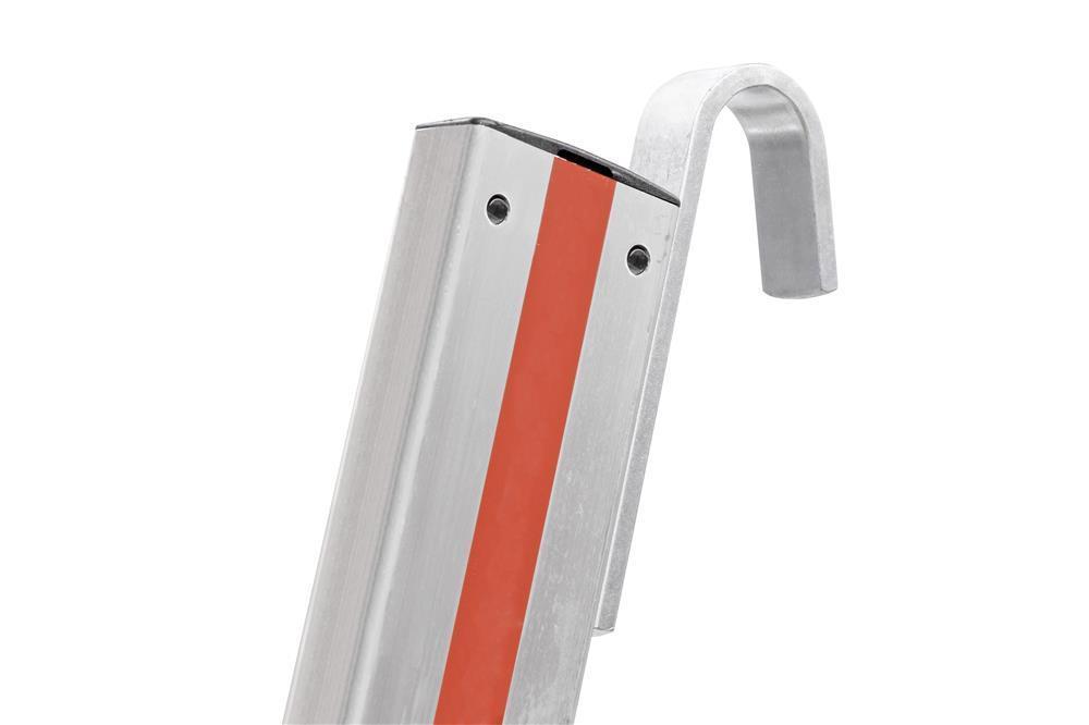 Regalleiter, Regaleinhängeleiter, 16 Stufen, Leiterlänge 4190 mm, B. 425 mm, Gewicht 10,6 kg