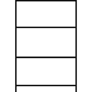 Weitspannregal, Grundfeld, 4 Ebenen mit Spanplattenboden, Fachlast 1050 kg, BxTxH 2500x600x2500 mm, Ständer blau, Holme orange