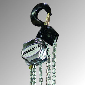 Flaschenzug pulverbeschichtet - Tragkraft 2.000 kg - Hub 3 m - Bauhöhe 460 mm