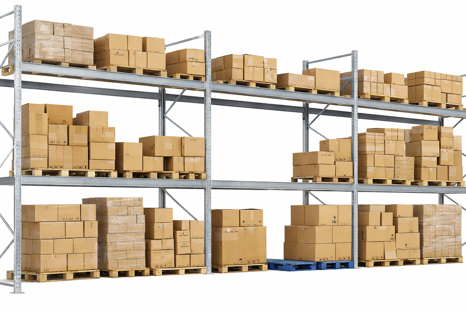 Feuerverzinkte Palettenregale