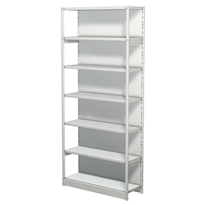 Aktenregal, Büroregal - Steckregal mit Rückwand