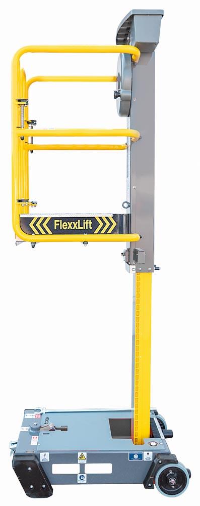 Kurbellift, maximale Arbeitshöhe 3,50m, Plattformgröße B x T 0,6 x 0,72m