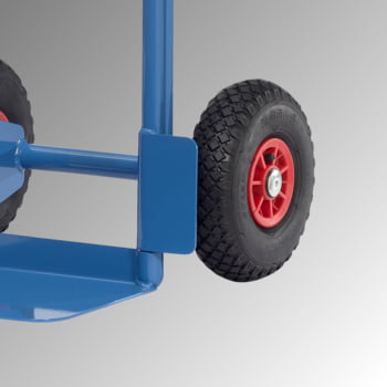 Fetra - Sackkarre, Stahlrohrkarre - 300 kg - Schaufel 320 x 250 mm (BxT) - Luftbereifung