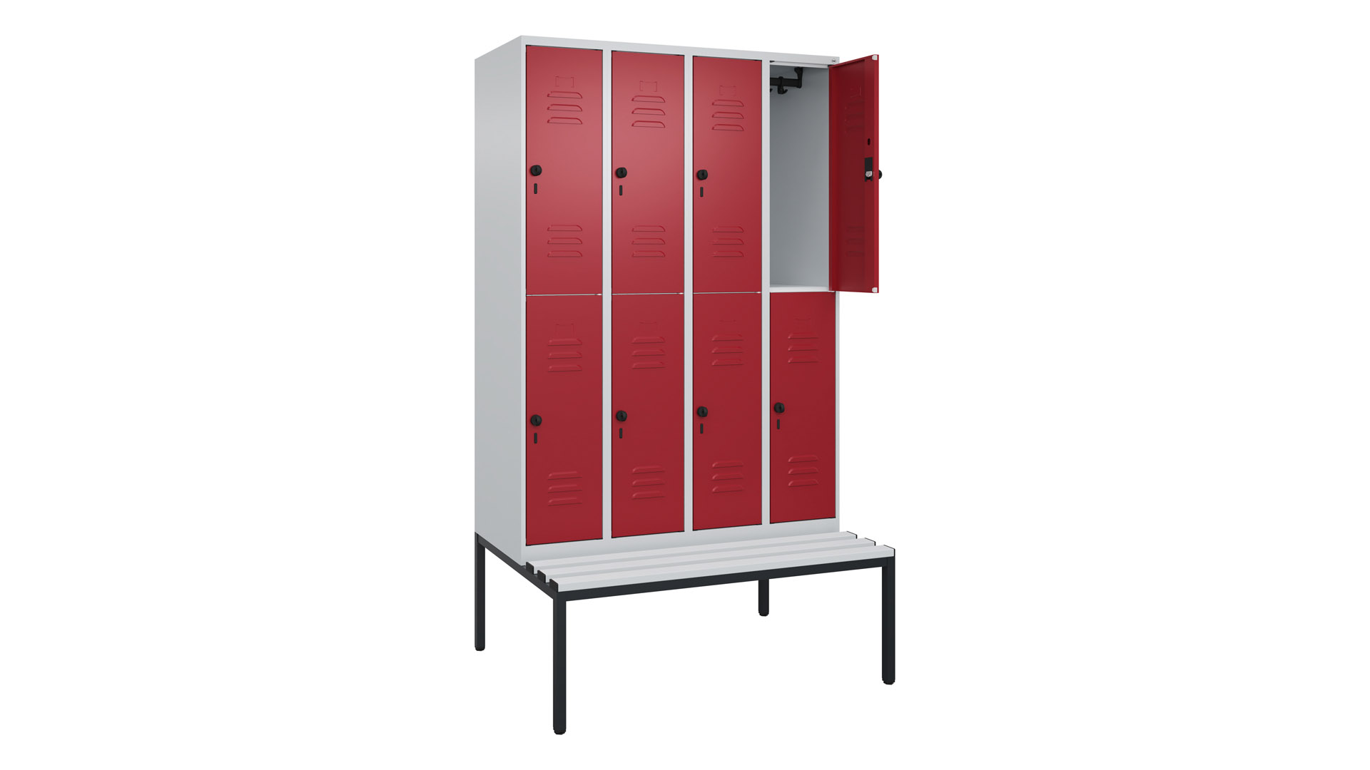 Fächerschrank, Breite 120 cm, Höhe 212 cm, Tiefe 50 cm,  Fächer