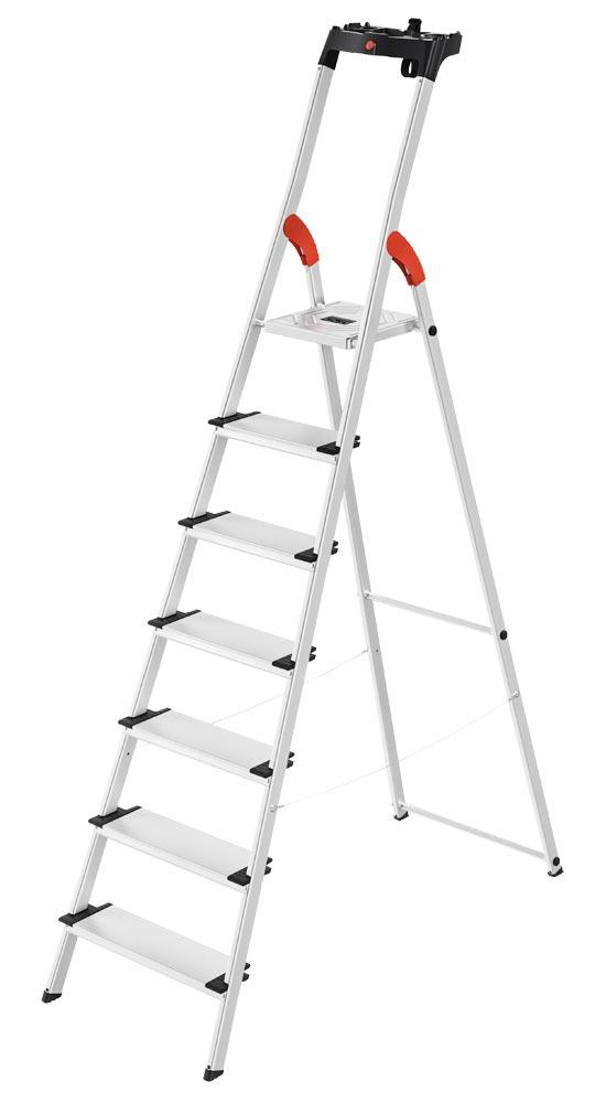 Stufenstehleiter, einseitig