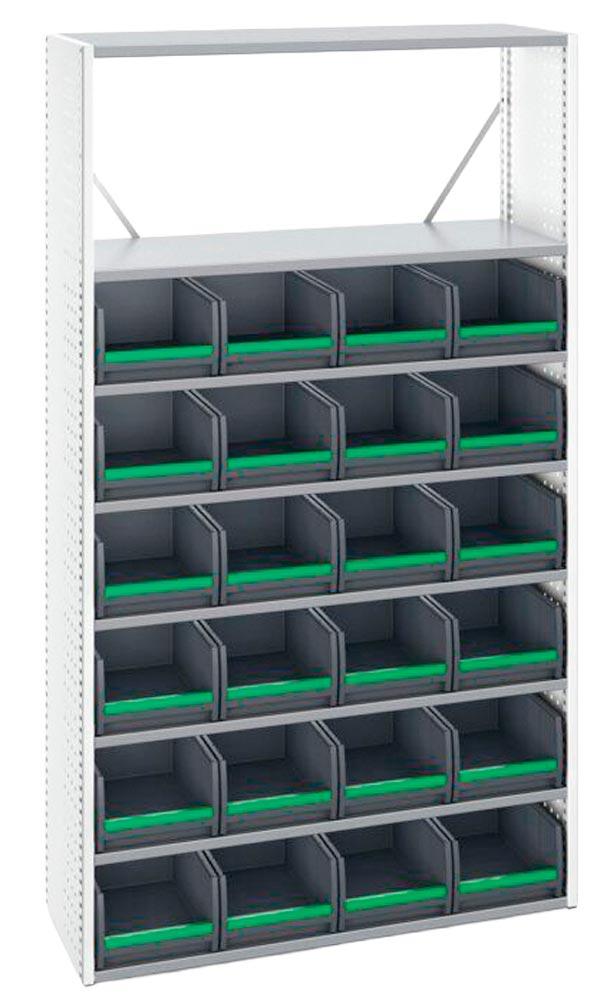 Kastenregal, 24 Boxen