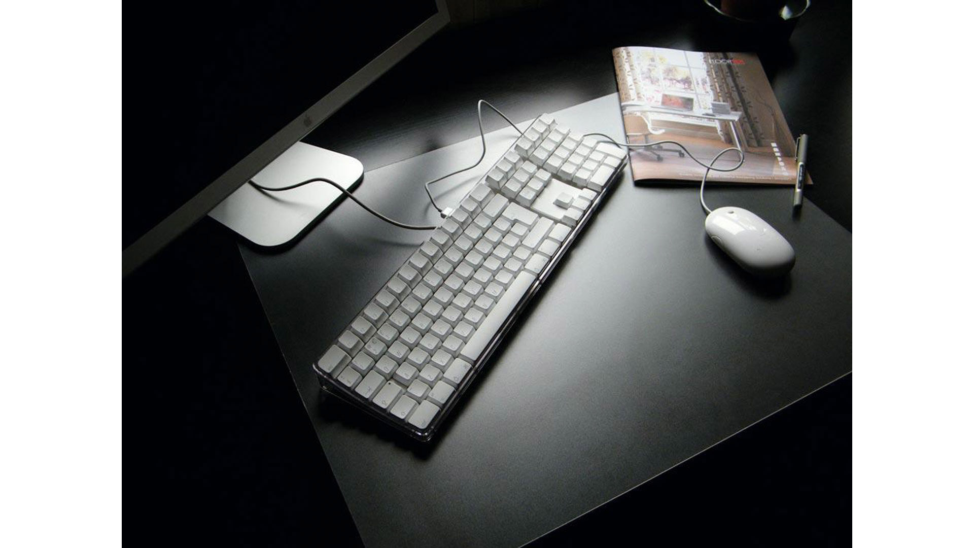 Schreibunterlage, Polycarbonat, LxB 1800x890 mm, transparent