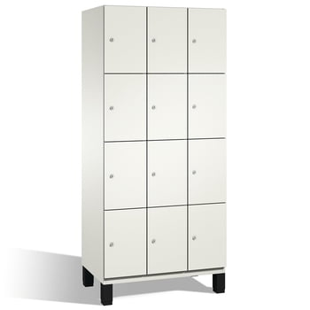 Fächerschrank, Breite 120 cm, Höhe 198 cm, Tiefe 52,5 cm, 12 Fächer
