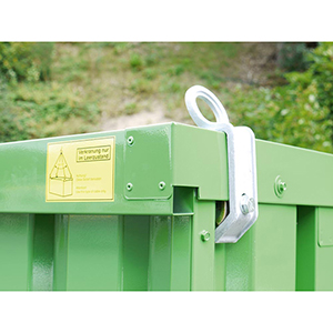 Kranaufhängung für den Leertransport