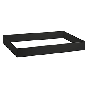 Sockel, DIN A0, BxTxH 1350x960x100 mm, RAL 7021 schwarzgrau