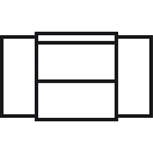 Flügeltürenschrank, RAL 7035 lichtgrau, BxTxH 950x420x1016 mm