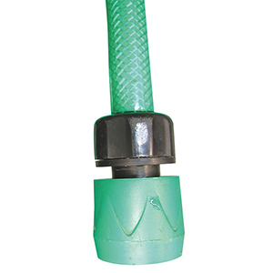 Schlauchaufroller, geschl. Ausführung mit PVC-Schlauch für Wasser + Druckluft, Anschluss 1/4 zoll, max. 12 bar, Schlauchlänge 8 m