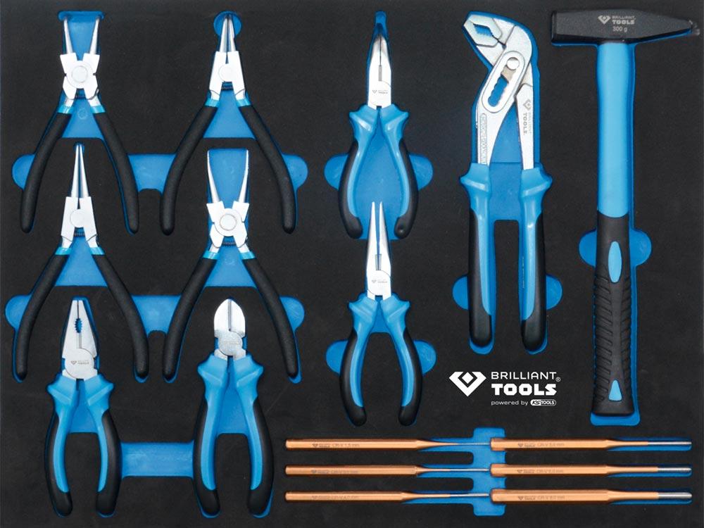 Werkstattwagen, 7 Schubladen und 473 Premium-Werkzeuge, BxTxH 770x470x975 mm, blau