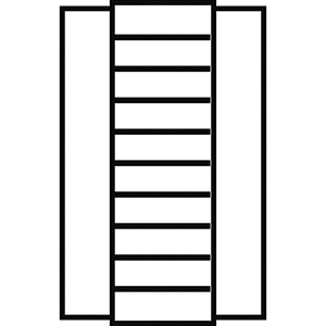 Flügeltürenschrank, BxTxH 680x280x2150 mm, RAL 5007 brilliantblau, Fachlast 50 kg