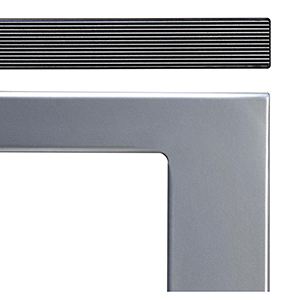 Schreibtisch, BxTxH 1800x800x680-760 mm, 4-Fuß-Gestell, Platte weiß, Umleimer Multiplex, Gestell weißalu