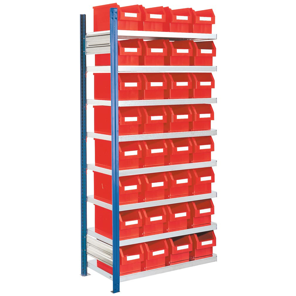 Kleinteileregal, Magazinregal - Ordnungsregal - Anbaufeld