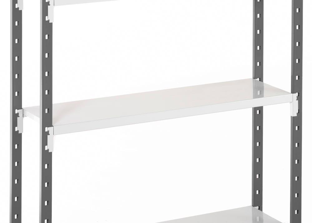 Vollblechboden, Traglast 120 kg, Regalbreite 1000 mm, BxT 1000x300 mm