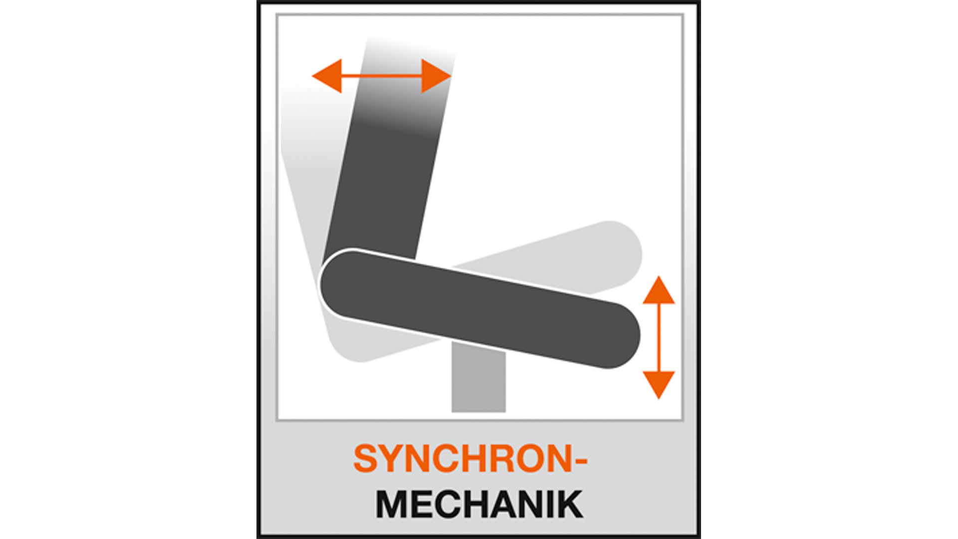 Bürostuhl, Schreibtischstuhl, Drehstuhl bis 130 kg, Sitz-BxTxH 520x500-580x490-620 mm, Lehnenh. 650 mm, Synchronm., Sitztiefenverstellung, schwarz