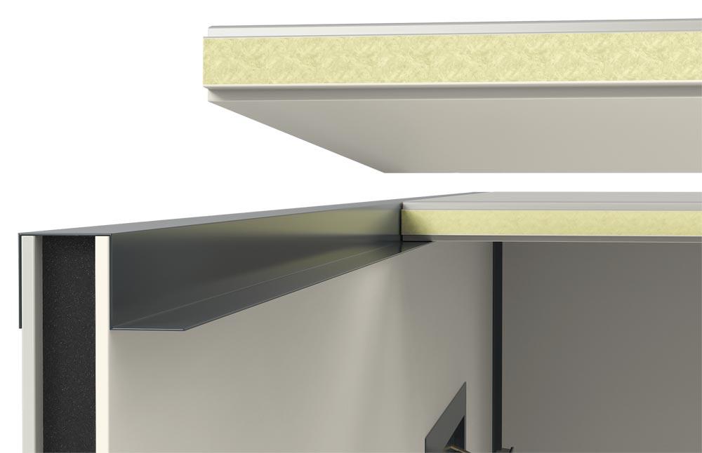 Mehrzweckraum für den Innenbereich, in Stapelbox aus Holz, 10 Elemente, ohne Boden, BxTxH 35902440x2600 mm