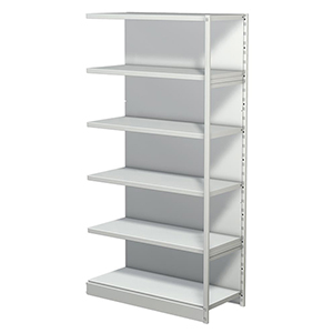 Aktenregal, Büroregal - Steckregal mit Rückwand