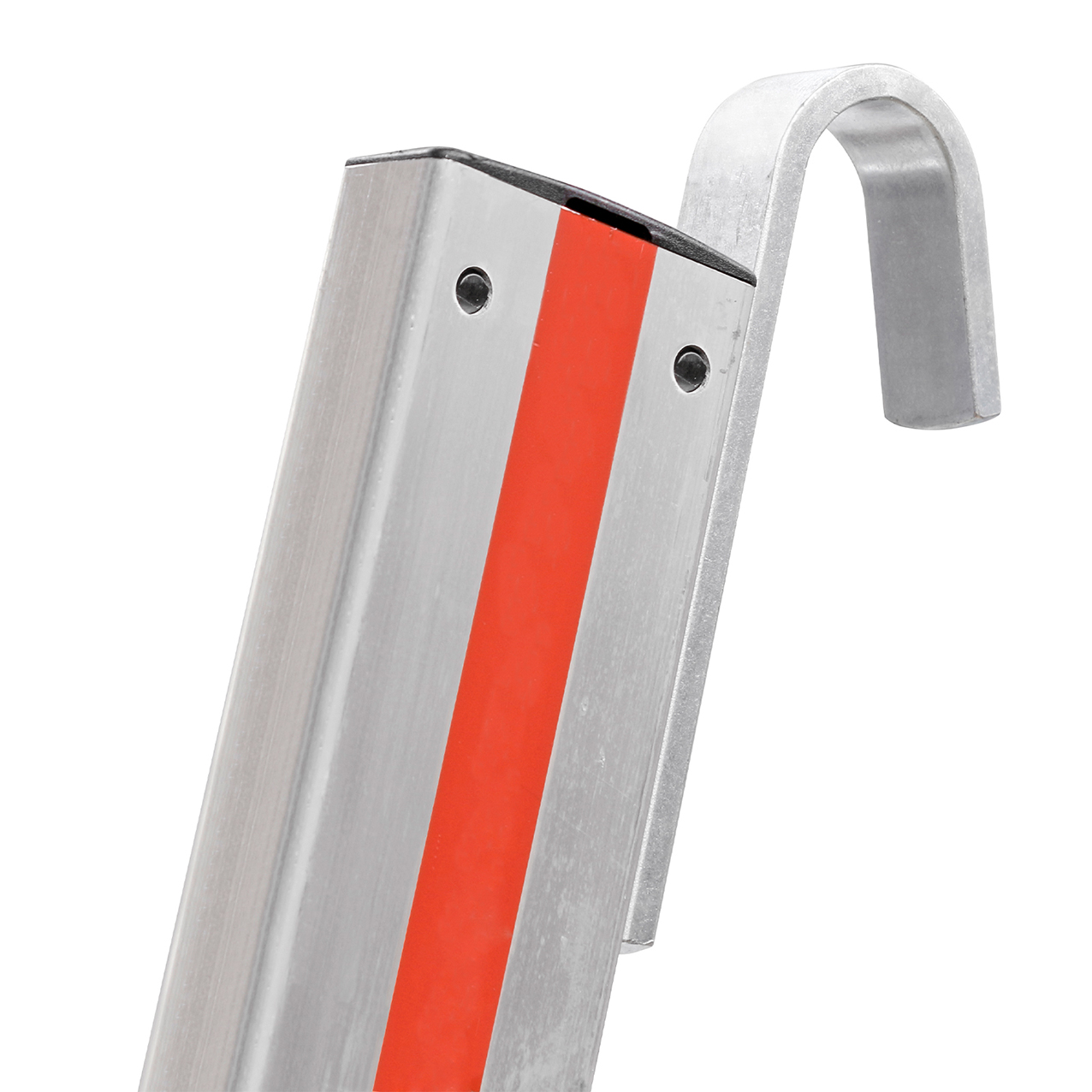 Regalleiter, Regaleinhängeleiter, 18 Stufen, Leiterlänge 4650 mm, B. 425 mm, Gewicht 11,8 kg