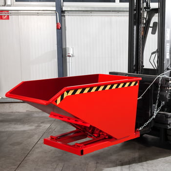 Muldenkippbehälter - Volumen 500,00 l - Traglast 1.200 kg - enzianblau