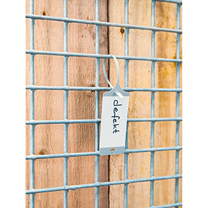 Warenanhänger neutral, Farbe grau, VE 100 Stück