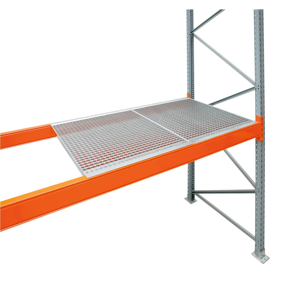 Gitterrostboden ARTUS - Fachbreite: 360 cm - Regaltiefe: 80 cm - Fachlast: 3400 kg