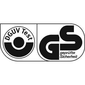 Kunststoff-Stehleiter, beidseitig begehbar, mit GFK-Holmen und GFK-Sprossen 30x30 mm, Leiterlänge 4120 mm, 2x14 Sprossen