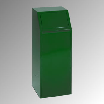 Selbstschließender Wertstoffsammler mit Klapptüre