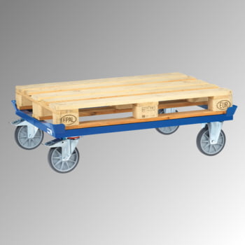 Fetra Palettenfahrgestell - Tragkraft 750 kg - 329 x 855 x 1.255 mm (HxBxT) - TPE Rollen