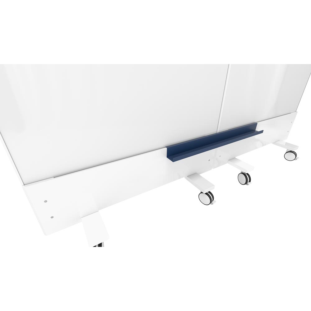 Whiteboard, Magnettafel, Stellwand, mobil, emailliert, beschreibbar, BxH 1000x1910 mm, weiß