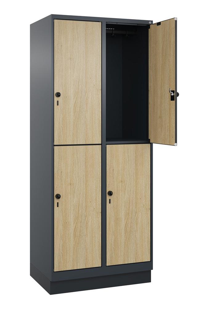 Fächerschrank, doppelstöckig