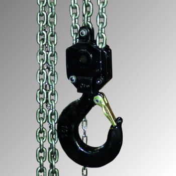 Flaschenzug pulverbeschichtet - Tragkraft 2.000 kg - Hub 3 m - Bauhöhe 460 mm