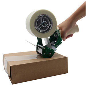 Filamentklebeband-Handabroller, max. Bandbreite 75mm, max. Rollendurchm. 140 mm, mit Bremse