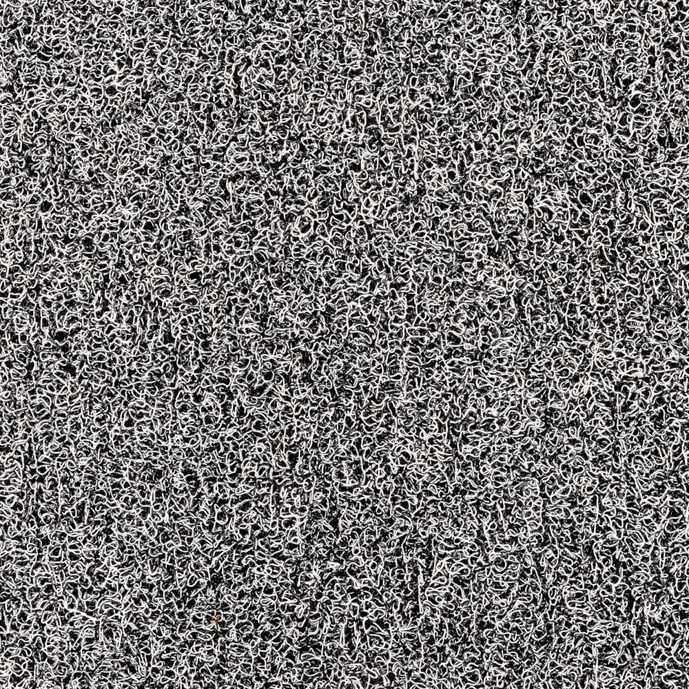 Schmutzfangmatte, Innenbereich, Vinyl mit Umrandung und Rückeneinfassung, LxB 900x1200 mm, schwarz/weiß