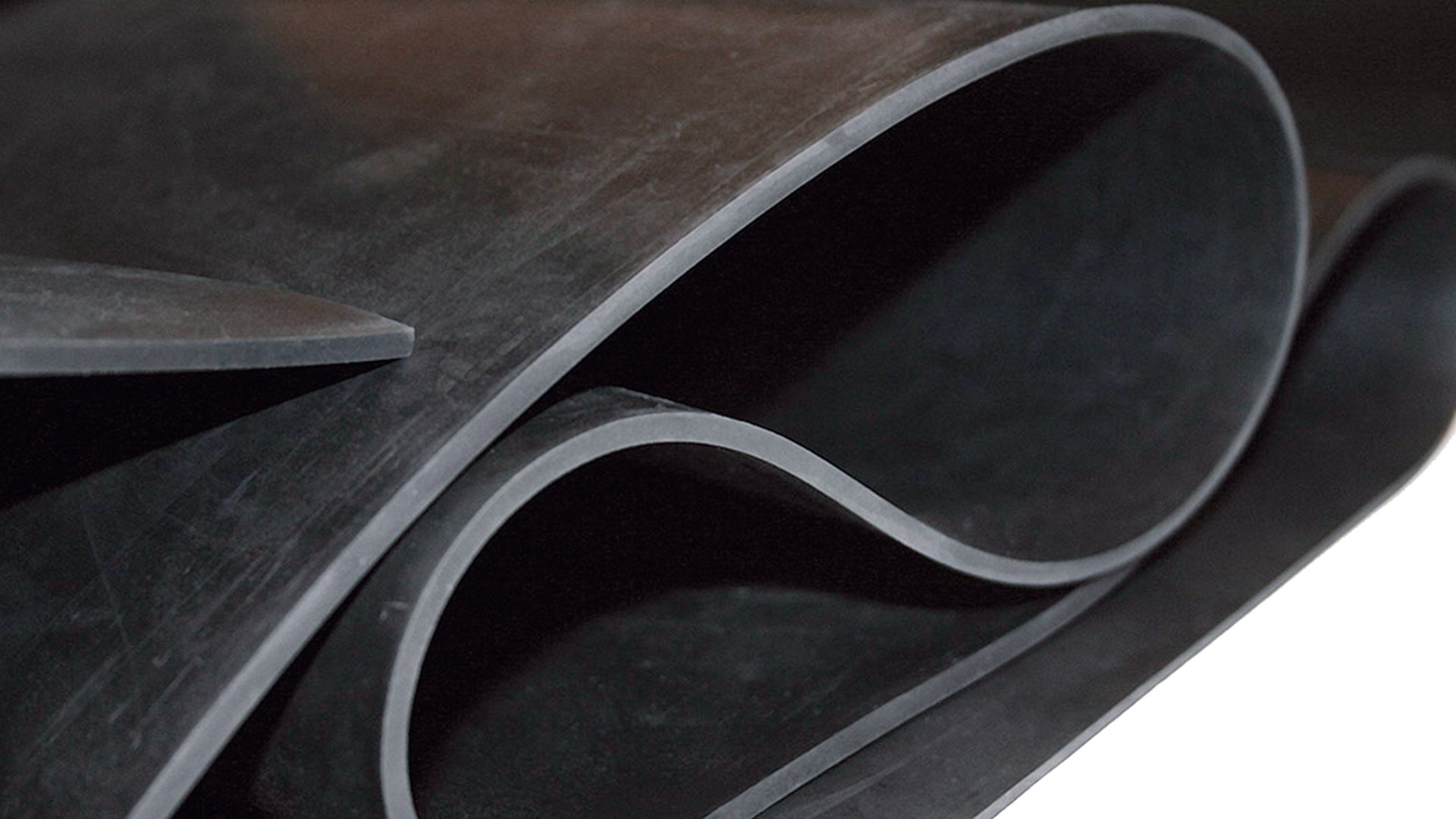 Arbeitsplatzmatte, Bodenschutzmatte, Industriegummi aus SBR Breite 1400 mm, Höhe 1,5 mm, Länge per LFM